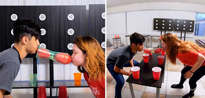 Воздушный мост - игра для пар на День Влюбленных