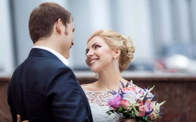 встреча молодоженов родителями