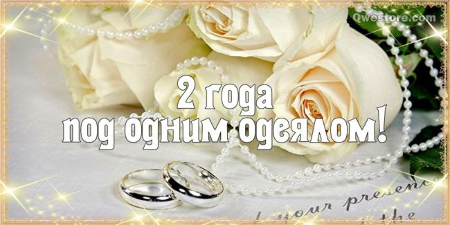 Вторая годовщина свадьбы