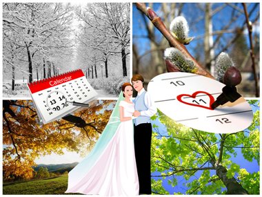 Выбор даты свадьбы