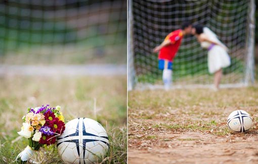 Выкуп невесты в футбольном стиле
