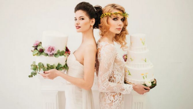 вынес свадебных тортов