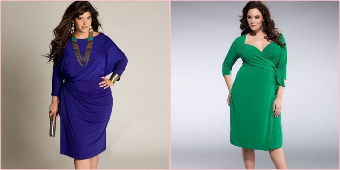 Завышенная талия прекрасно смотрится на пышных фигурах