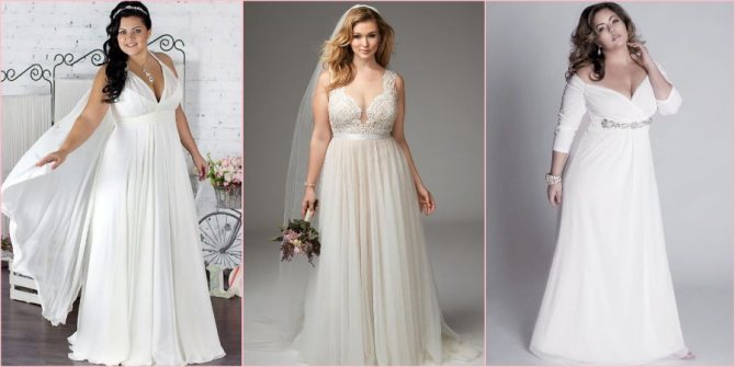 Завышенная талия прекрасное решение для полных дам