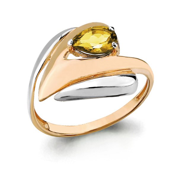 желтый камень в обручальном кольце