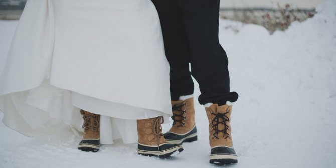 Жених и невеста гармонируют