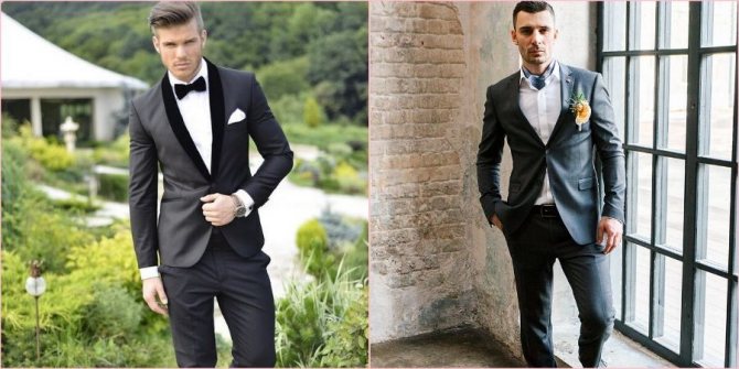 Женихи в классическом стиле выглядят торжественно