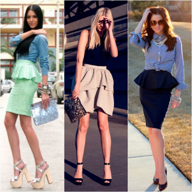 Женская одежда шик шарм - красивые юбки