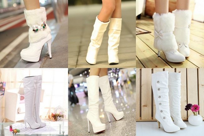 Женственные сапоги