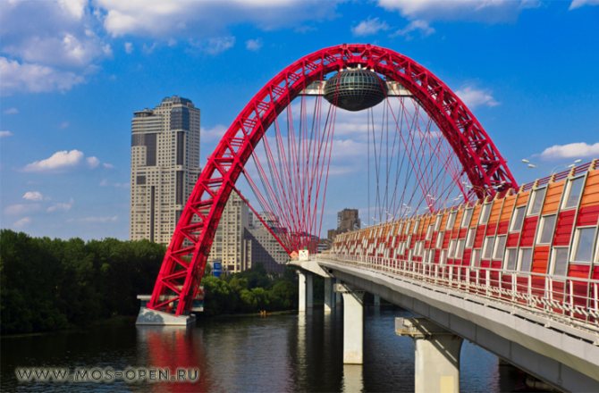 Живописный мост в Москве