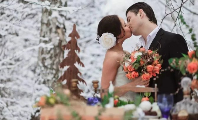 зимний поцелуй