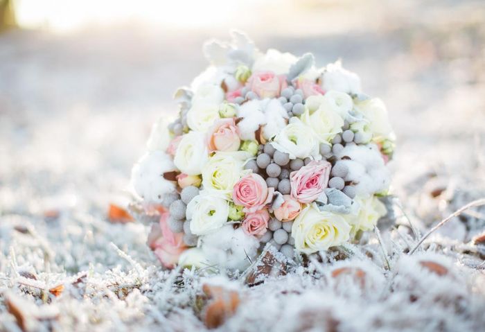 зимний свадебный букет 6
