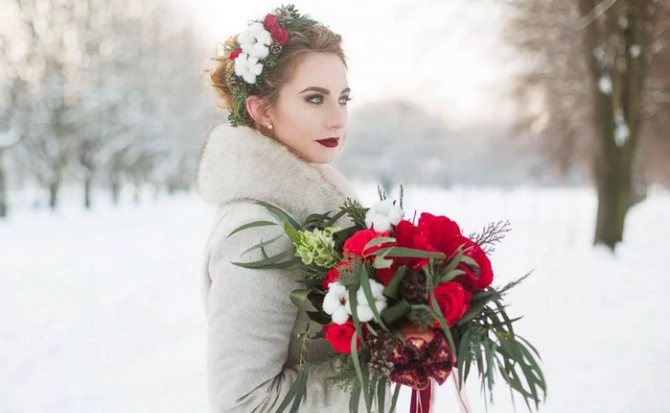 зимний венок