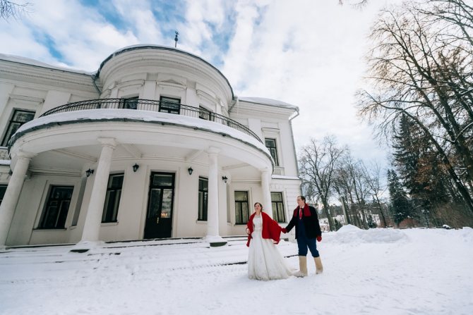 Зимняя свадьба в Середниково