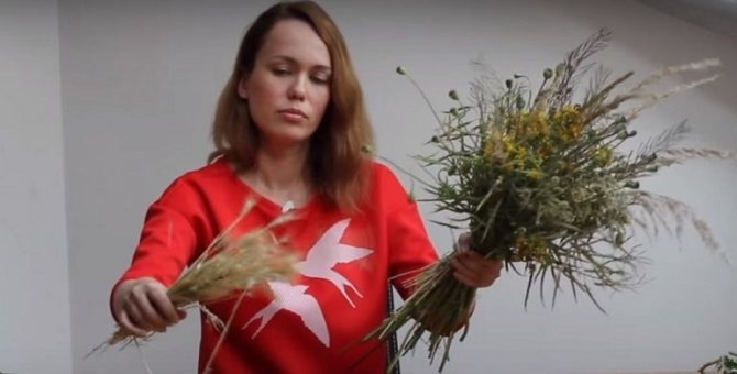 Злаковые в букет