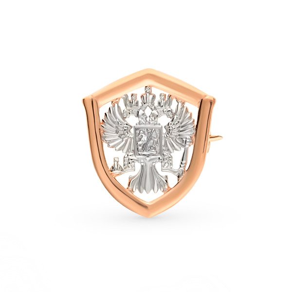 золотая брошь