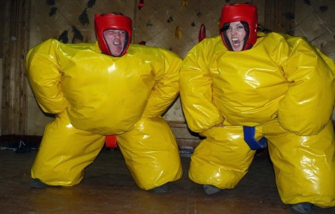 Золотая свадьба: конкурс танцев для любителей сумо